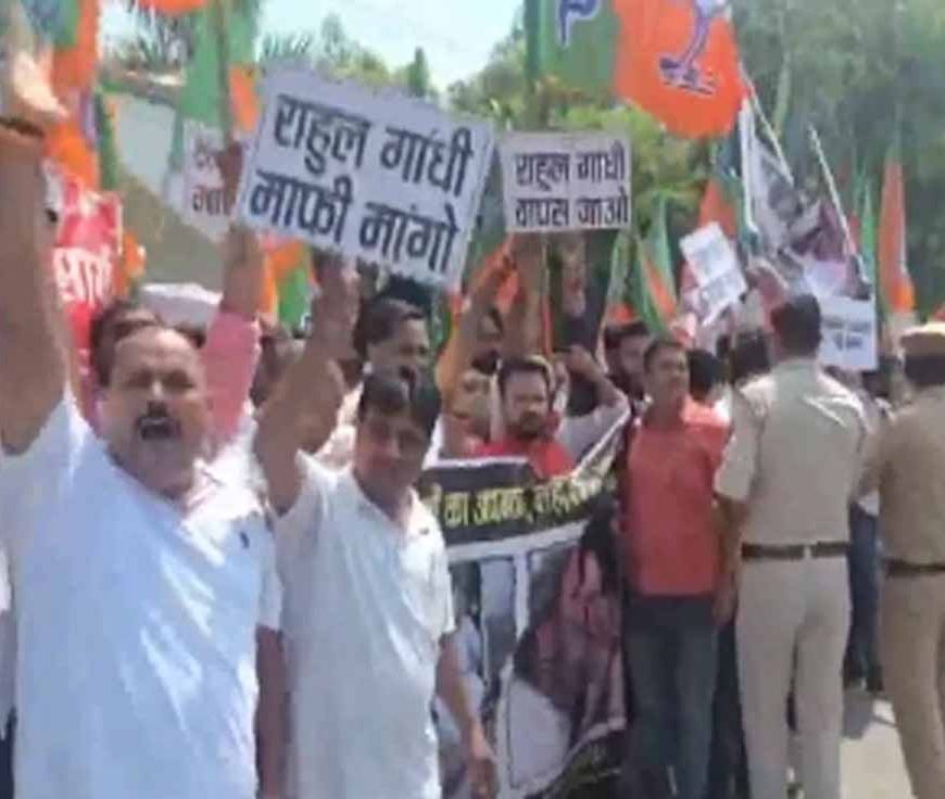 रायबरेली में हंगामा: राहुल गांधी के स्वागत में नहीं, विरोध में जुटे लोग, योगी के मंत्री ने रोका काफिला