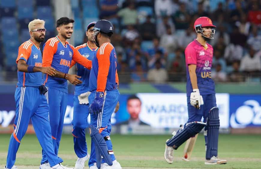 सूर्या ब्रिगेड का धमाका: भारत ने सिर्फ 27 गेंदों में UAE को 9 विकेट से रौंदा, एशिया कप में विजयी शुरुआत