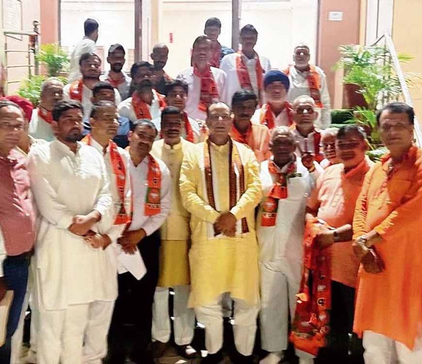 भाजपा प्रदेशाध्यक्ष की मौजूदगी में ग्रामीणों की पार्टी में हुई वापसी