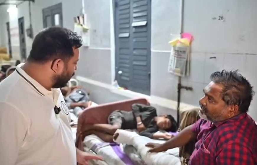 पीएम मोदी आगमन से पहले तेजस्वी का GMCH दौरा, सीधे पूछा यह अहम सवाल