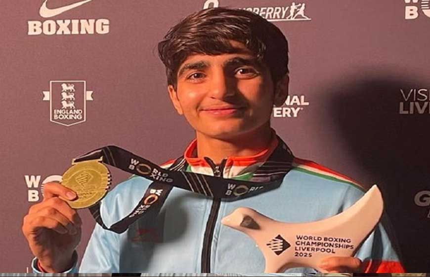 हरियाणा की मीनाक्षी हुड्डा ने किया कमाल, कजाक बॉक्सर को हराकर जीता गोल्ड