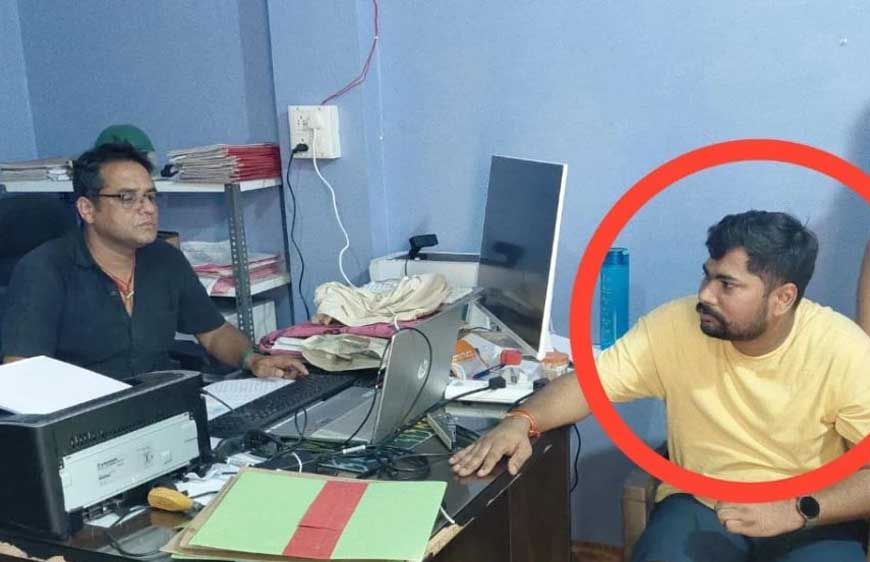 दमोह में भ्रष्टाचार का खुलासा: 20 हजार की रिश्वत लेते रंगे हाथ पकड़ा गया सब इंजीनियर
