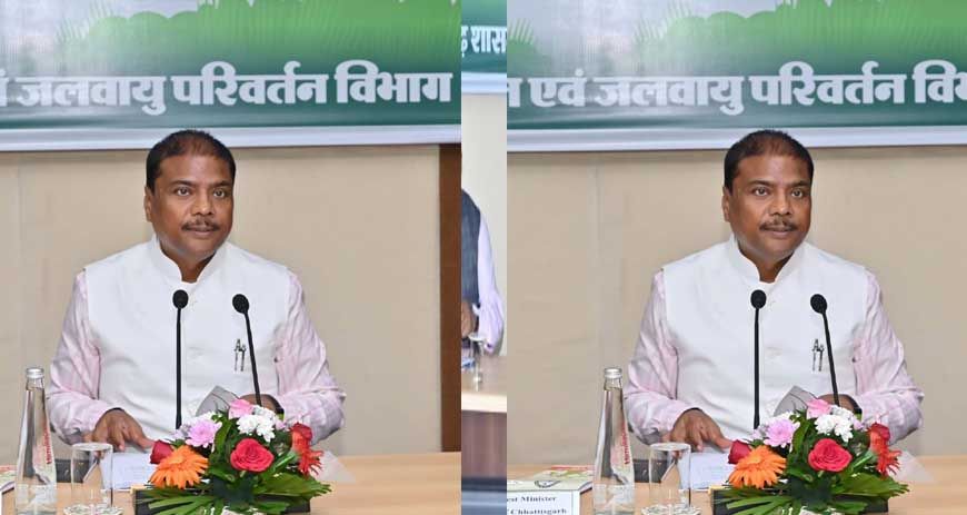 रायपुर : जनकल्याणकारी निर्णयों से वनवासियों की आय में हो रही बढ़ोत्तरी:वन मंत्री  केदार कश्यप