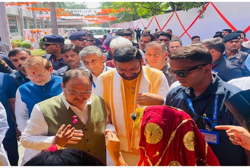 जेपी नड्डा ने एमडीयू में किया पौधारोपण, साथ थे सीएम नायब सैनी