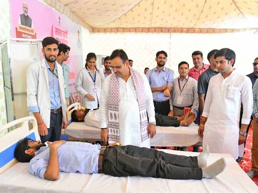 'सेवा पखवाड़ा' में राजस्थान ने कायम की मिसाल