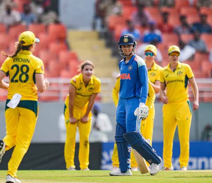 भारत के खिलाफ मैच में ऑस्ट्रेलियाई महिला टीम को धीमी ओवर की वजह से जुर्माना