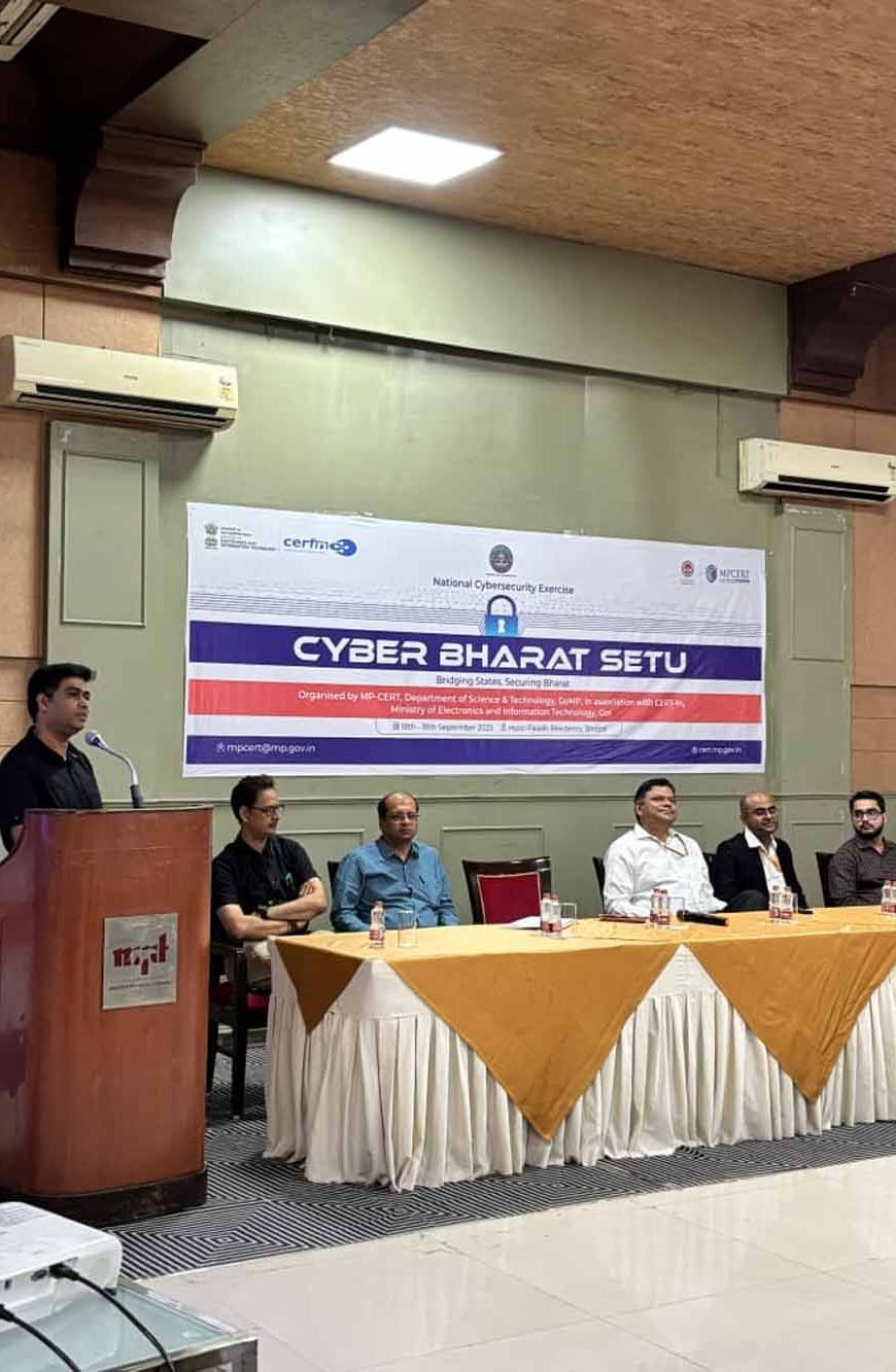 भारत सेतु अभ्यास के दूसरे दिन साइबर सुरक्षा जागरूकता और सुदृढ़ता पर केंद्रित