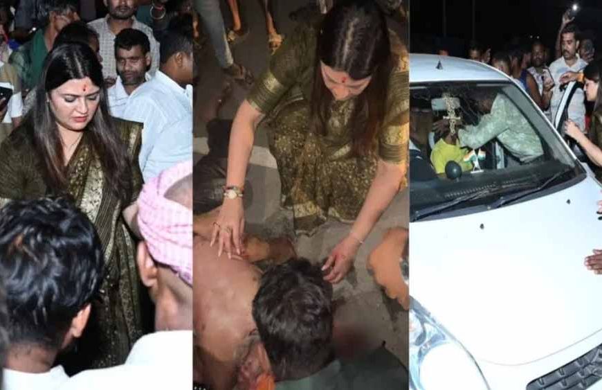 MLA भावना बोहरा ने दिखाई संवेदनशीलता, घायल को अपने वाहन से पहुँचाया अस्पताल