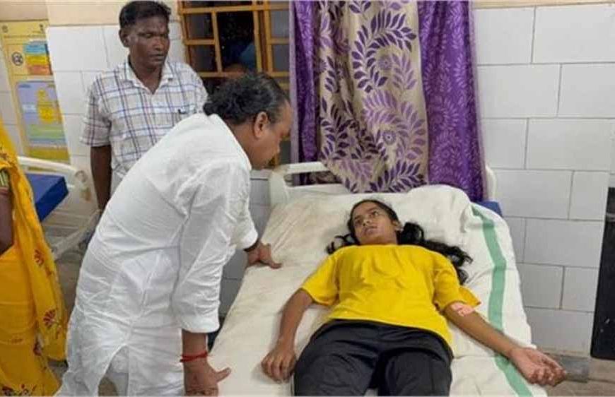 कस्तूरबा गांधी आवासीय विद्यालय में बड़ा हादसा टला, स्वास्थ्य मंत्री की तत्परता से 23 छात्राओं की बची जान