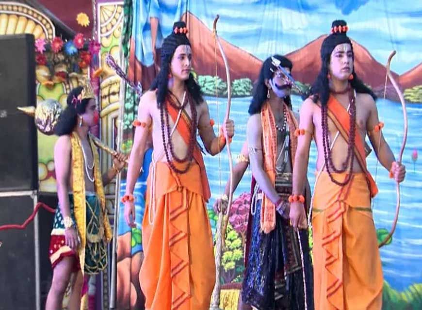 अयोध्या में 120 फीट के मंच पर थ्रीडी तकनीक के साथ शुरू हुई भव्य रामलीला