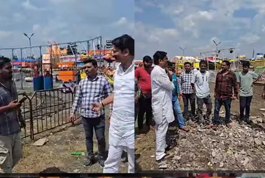 इंदौर नवरात्रि मेले में विवाद, मुसलमान दुकानदारों के स्टॉल पर ID जांच के बाद कार्रवाई