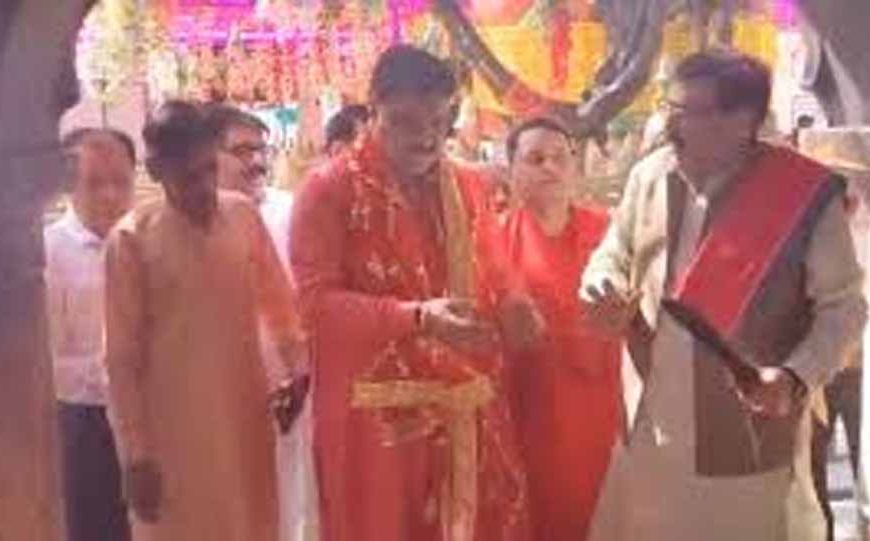 नैना देवी धाम में उमड़ी श्रद्धालुओं की भीड़, हरियाणा के डिप्टी स्पीकर ने भी किए दर्शन