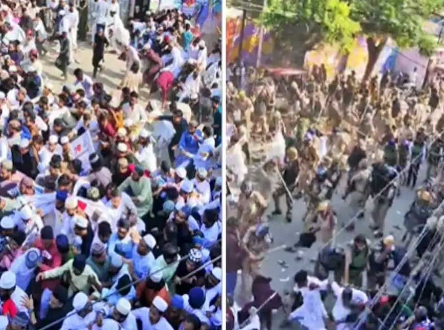 बरेली में जुमे की नमाज के बाद तनाव, मौलाना के बयान के बाद पुलिस ने किया लाठीचार्ज