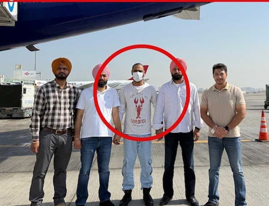 बब्बर खालसा के कुख्यात आतंकी ‘पिंडी’ परमिंदर सिंह को अबू धाबी से भारत लाया गया
