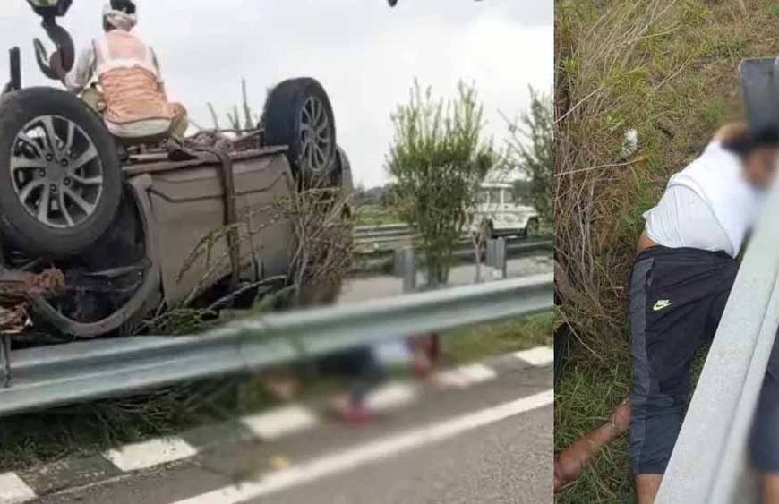 सड़क हादसा: कोल ट्रांसपोर्टर अमन बाजवा और मां की दर्दनाक मौत, पंजाब जा रहे थे परिवार से मिलने