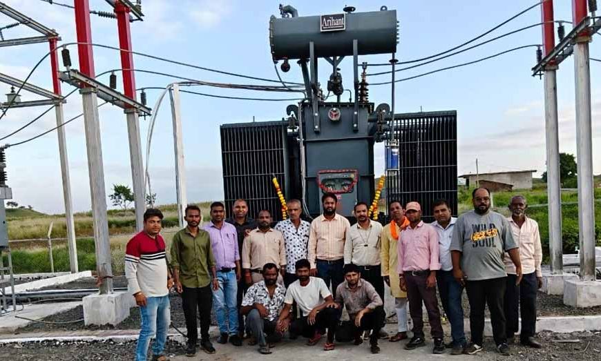 आरडीएसएस अंतर्गत इंदौर संभाग का 43वां सब स्टेशन मठमठ में ऊर्जीकृत