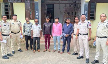 43 लाख के अवैध डीज़ल-पेट्रोल संग 9 आरोपी दबोचे गए