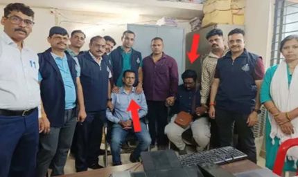 इंदौर: 40,000 की रिश्वत लेते सहायक राजस्व अधिकारी और प्रभारी बिल कलेक्टर रंगे हाथों पकड़ाए