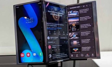 सैमसंग का ट्रिपल-फोल्ड फोन जल्द होगा लॉन्च, मिलेगा 100x ज़ूम और धांसू फीचर्स