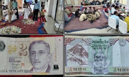 माता टेकरी में भक्तों का भारी दान: 52.92 लाख रुपये संग विदेशी करेंसी और ज्वैलरी भी मिली!