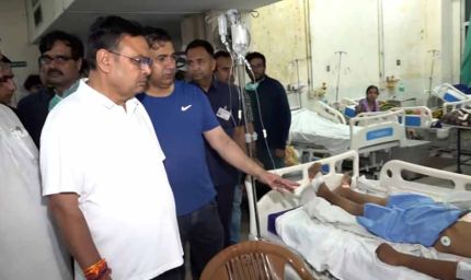 SMS अस्पताल में भीषण आग: सीएम शर्मा पहुंचे मौके पर, मृतकों पर जताया शोक