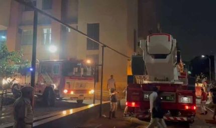 एसएमएस अस्पताल के ट्रॉमा सेंटर में भीषण आग, सात की दर्दनाक मौत