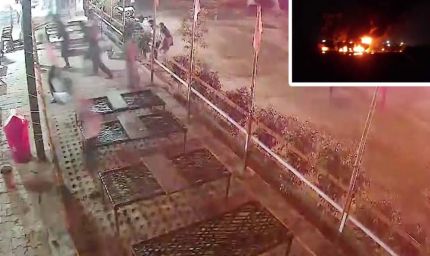 जयपुर-अजमेर हाइवे पर 200 सिलेंडरों में धमाका, CCTV में कैद हुआ खौफनाक मंजर