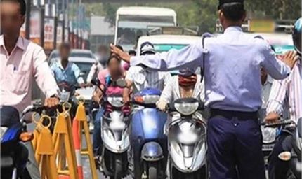 ट्रैफिक पुलिस की रोजाना वसूली 50 हजार पार, शहरवासी परेशान