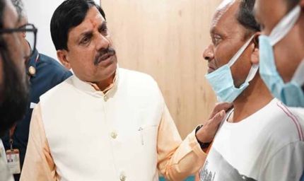 मुख्यमंत्री डॉ. यादव प्रभावित बच्चों के स्वास्थ्य का हालचाल जानने पहुंचे नागपुर