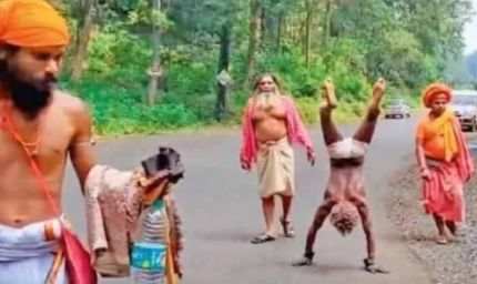 हाथ से 3500 KM! धर्मराज पुरी महाराज की नर्मदा परिक्रमा का अद्भुत संकल्प
