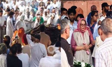 IPS वाई पूरन कुमार का दिल तोड़ देने वाला अंतिम संस्कार, बेटियों ने दी मुखाग्नि