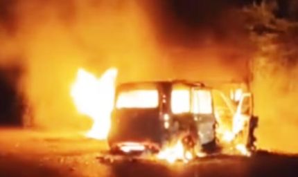 जैसलमेर में भीषण हादसा: कार में लगी आग, चार दोस्तों की जलकर मौत