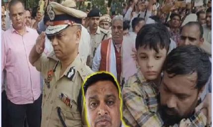 धोखे और दर्द का मंजर: ASI संदीप पंचत्तव में विलीन, बेटे ने पिता को दी अंतिम विदाई
