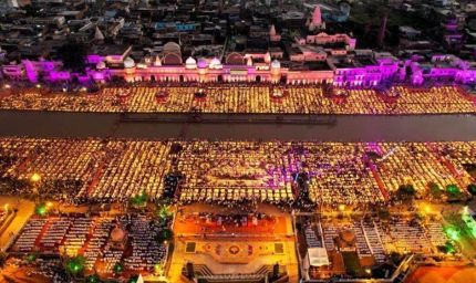 अयोध्या दीपोत्सव 2025:अयोध्या राम की पैड़ी पर बनेगी 80 हजार दीयों से सजी रंगोली