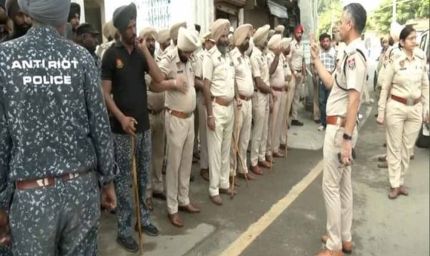 अमृतसर में सुरक्षा का कड़ा पहरा: 350 पुलिसकर्मी तैनात, अंदरूनी और बाहरी रास्तों पर सख्त नाकाबंदी