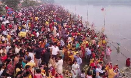 छत्तीसगढ़ को मिला देश का सबसे बड़ा स्थायी छठघाट, बिलासपुर में जुटेंगे 50 हजार श्रद्धालु