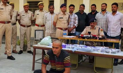 राजस्थान पुलिस की बड़ी कामयाबी: 25 हजार का इनामी लॉरेंस का गुर्गा दबोचा, 12 हथियार भी बरामद