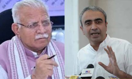 बाबा साहेब पर विवादित बयान: AAP के अनुराग ढांडा ने मनोहर लाल खट्टर को घेरा