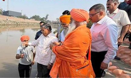 राज्यपाल गुलाब चंद कटारिया ने बुड्ढा नाला का दौरा कर सफाई अभियान की ली समीक्षा