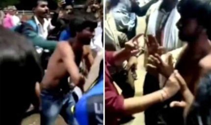 यूपी में मॉब लिंचिंग जैसी घटना: चोरी के शक में भीड़ ने दो युवकों को पीटा, कपड़े फाड़े