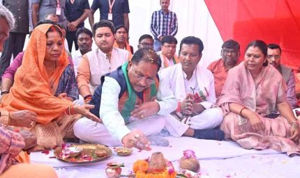 मुख्यमंत्री विष्णुदेव साय ने जशपुर जिले के फरसाबहार  में 40.89 करोड़ के 13 कार्यों का किया लोकार्पण एवं भूमिपूजन