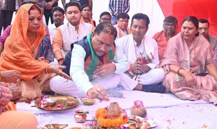रायपुर : मुख्यमंत्री  विष्णुदेव साय ने जशपुर जिले के फरसाबहार में 40.89 करोड़ के 13 कार्यों का किया लोकार्पण एवं भूमिपूजन