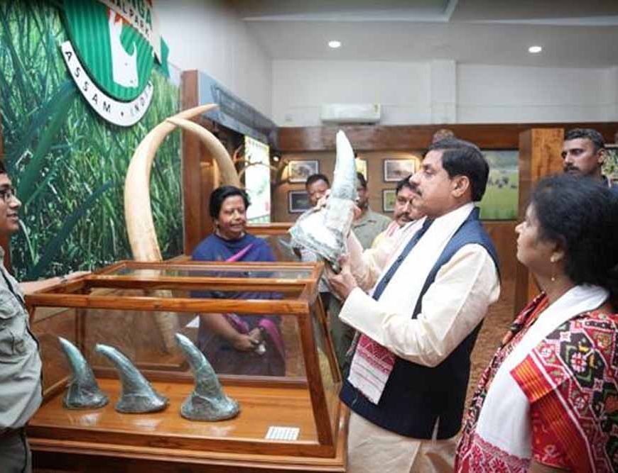 मुख्यमंत्री डॉ. यादव ने किया आसाम के वन्य जीव कन्वेंशन सेंटर का भ्रमण