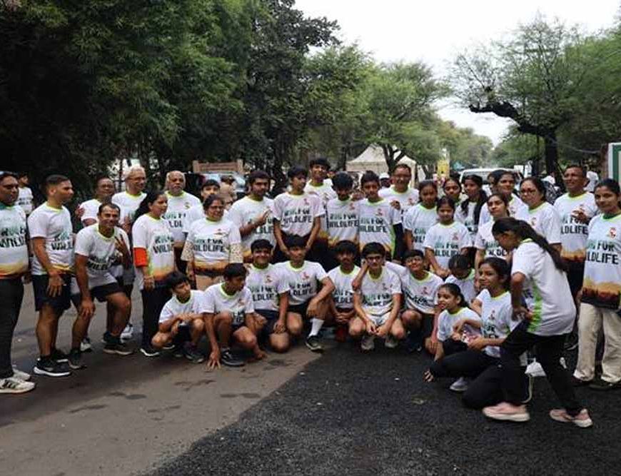 वन्य जीव संरक्षण के लिये हुई रन फॉर वाइल्ड लाइफ