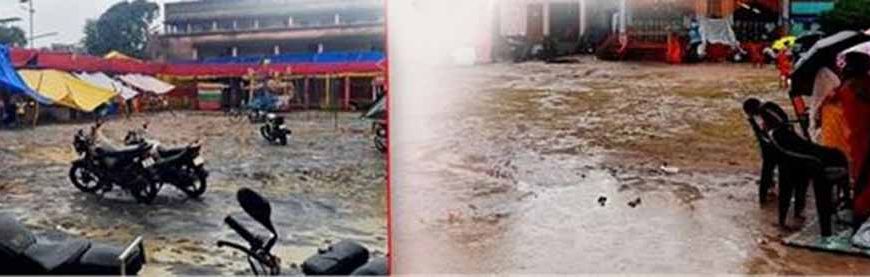 झारखंड में झमाझम बारिश, दुर्गा पूजा मेले के व्यापारी हुए प्रभावित