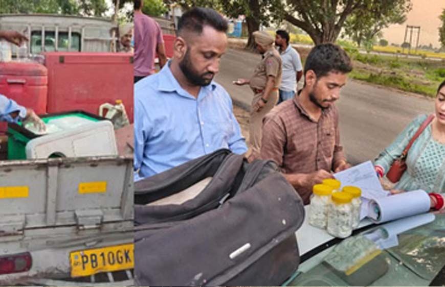 लुधियाना में 189 किलो पनीर जब्त, हरियाणा से आई अवैध खेप पकड़ी गई