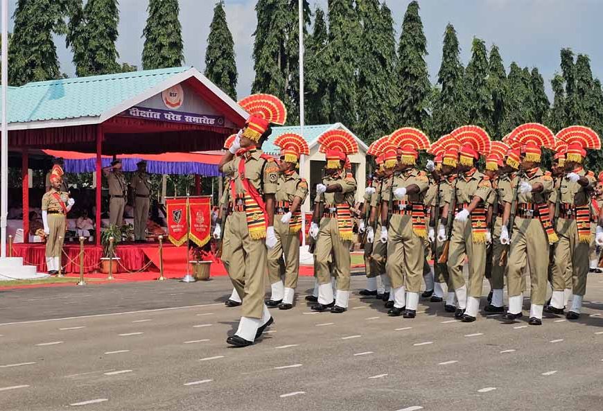 हजारीबाग में BSF जवानों की पासिंग आउट परेड, 345 जवानों ने ली शपथ
