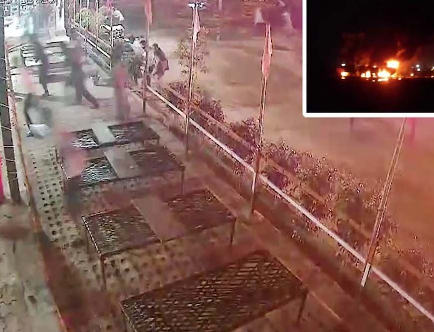 जयपुर-अजमेर हाइवे पर 200 सिलेंडरों में धमाका, CCTV में कैद हुआ खौफनाक मंजर