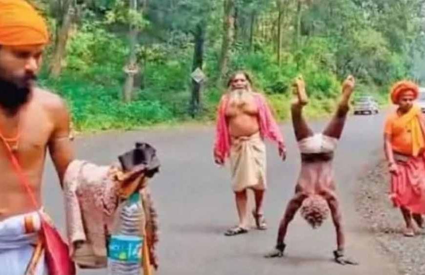 हाथ से 3500 KM! धर्मराज पुरी महाराज की नर्मदा परिक्रमा का अद्भुत संकल्प