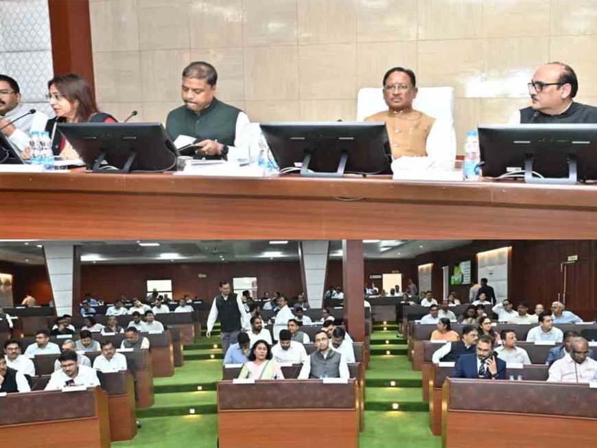 कलेक्टर-डीएफओ कॉन्फ्रेंस: CM साय वन विभाग के कामों की कर रहे समीक्षा